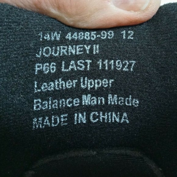 Men's Drew Journey II Walking Shoes 14W Leather Diabetic Orthotic Therapeutic - Picture 8 of 9